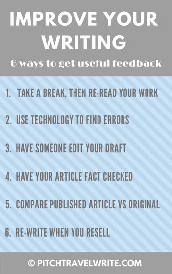 Six tips to improve your writing