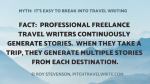 travel writing myth and the reality