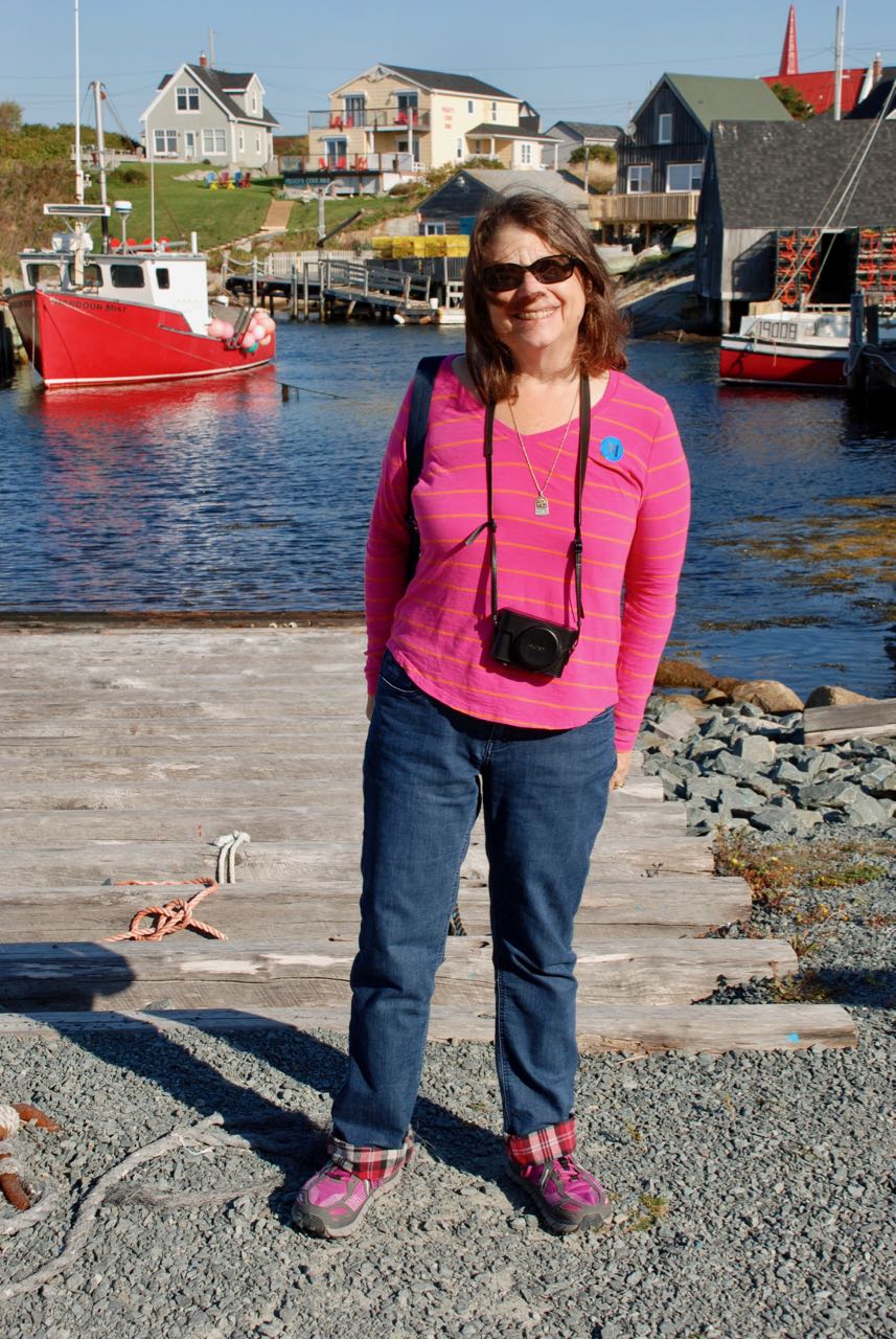 Sandy at a sailing destination