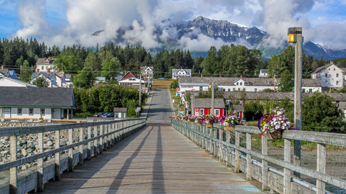 Haines, Alaska along the Alaska Marine Highway System.