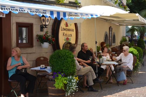 beer stop in Baden-Baden Germany