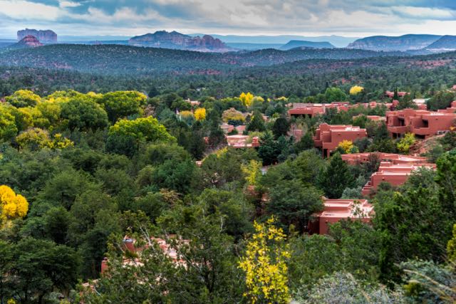 on a press trip to Sedona, Arizona - a view of Enchantment Resort