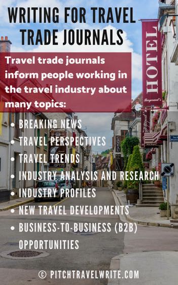 travel trade journals are a stealth publishing niche for freelance writers