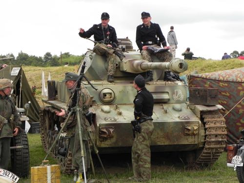 one of the military tanks at War & Peace