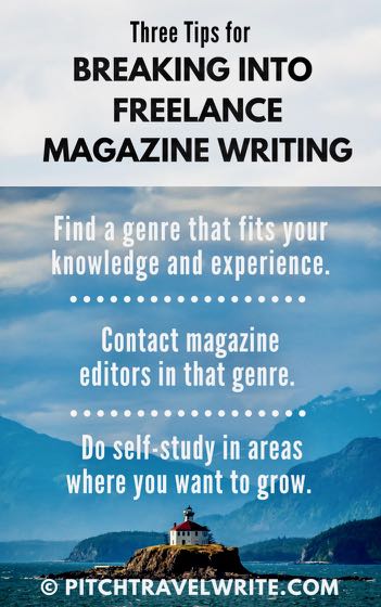 Breaking into freelance magazine writing doesn't have to be difficult.  Read the inspirational story of how Chuck Warren did it, and the three steps that made him successful . . .