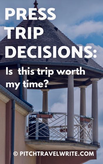 press trip decisions and how you need business policies