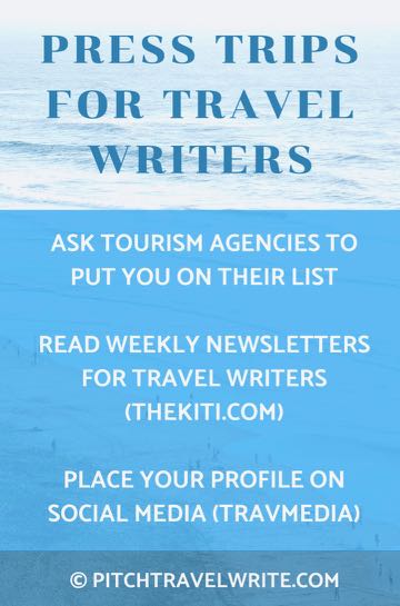 Press trips for travel writers aren’t hard to find if you know where to look.  Here are three places where you can find them …