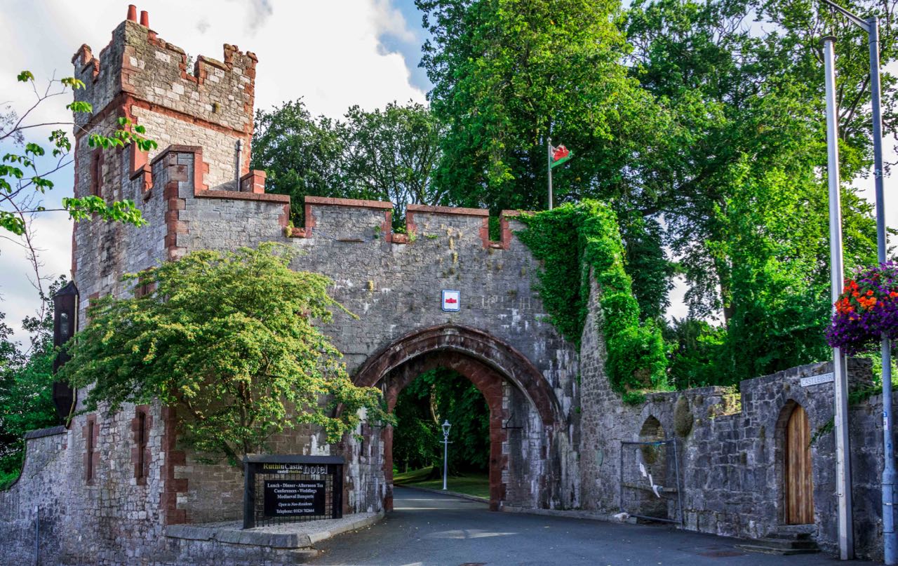Ruthin castle in England