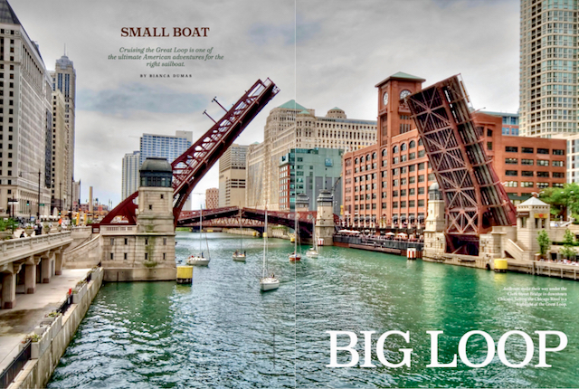 small boat big loop 2pg spread by bianca dumas