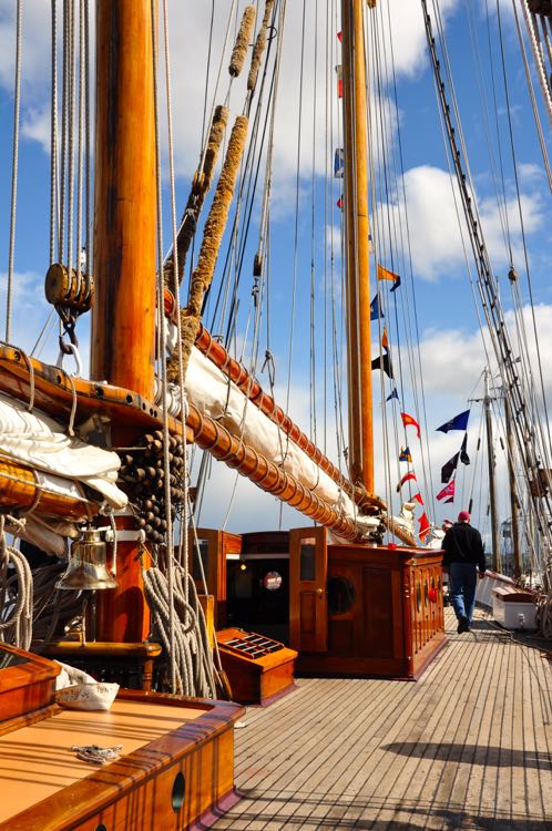 historic schooner deck