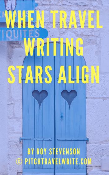 when travel writing stars align
