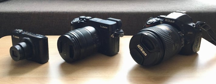 the best mirrorless camera compared with a point and shoot and dSLR