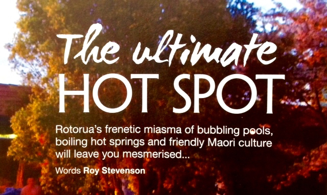 the lead sentence in article about Rotorua describes its ambiance