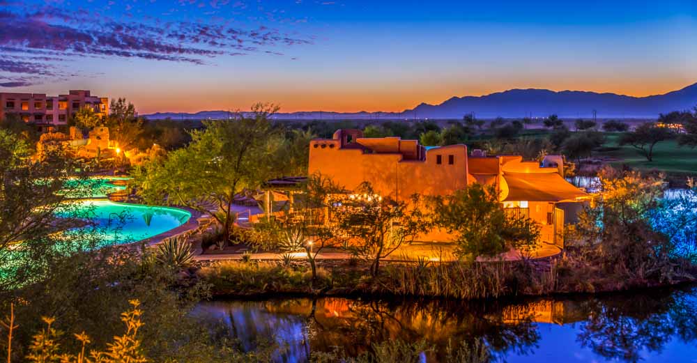 Luxury travel includes opportunities to stay at beautiful places like the Sheraton Wild Horse Pass Resort