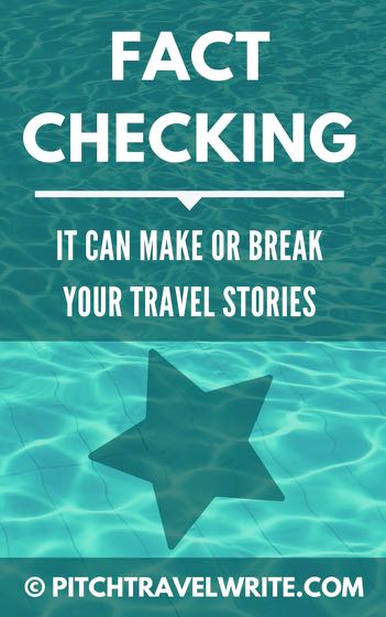fact checking for travel writers