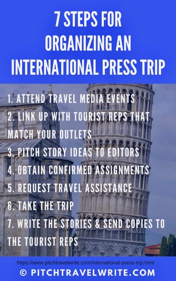 7 steps for organizing an international press trip