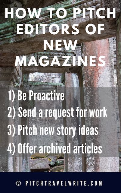 how to pitch the editor of a new magazine