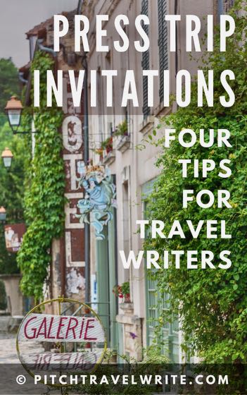 here are 4 tips for press trip invitations for travel writers